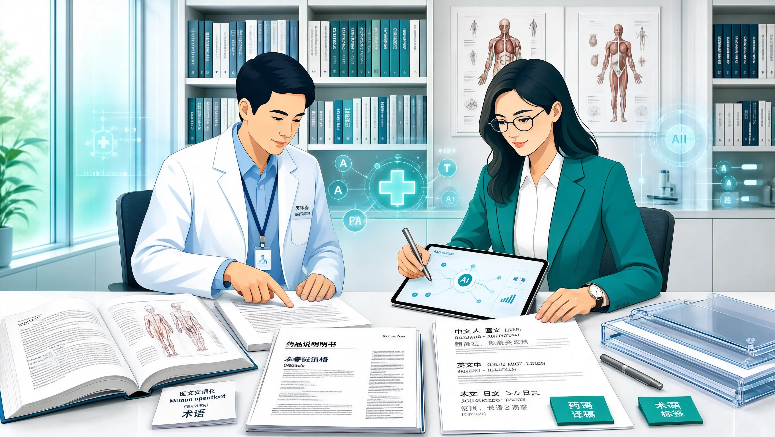大型药企为什么都选康茂峰做翻译